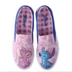 New Disney Stitch Slip On Sneakers Size 9 1/2